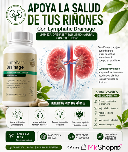 Suplemento Drenaje Linfatico | 60 cápsulas